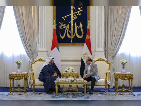 رئيس الدولة والرئيس المصري يبحثان العلاقات الأخوية