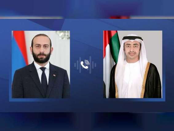 Abdullah bin Zayed, Armenian counterpart discuss bilateral relations