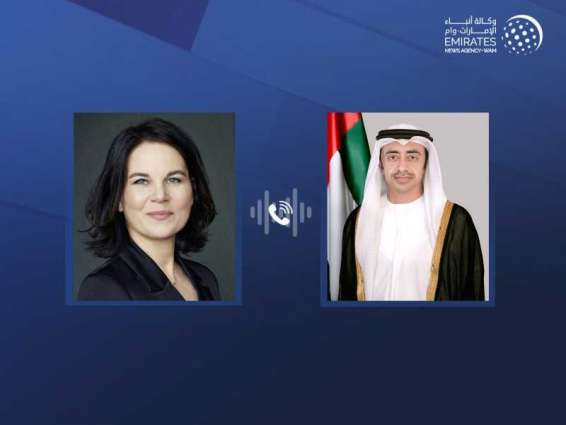 Abdullah bin Zayed, German FM discuss strategic partnership over phone