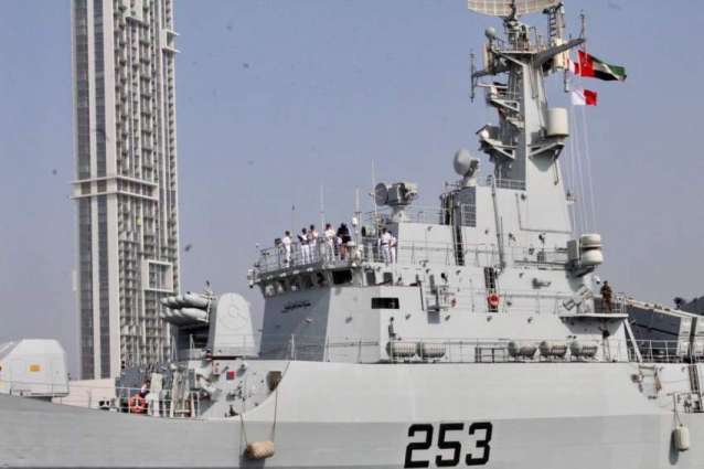 Pakistan Navy Ship arrives at Port Rashid Marina to Mark Independence Day Celebrations of Pakistan