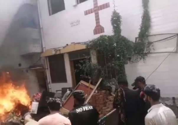 Multiple churches vandalized in Faisalabad district