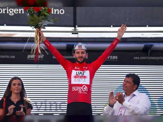 UAE Team Emirates' Adam Yates takes podium at Vuelta Burgos in Spain