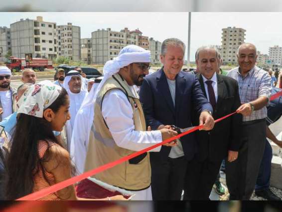 الهلال الأحمر الإماراتي يفتتح مشروع النقعة السكني في محافظة اللاذقية السورية