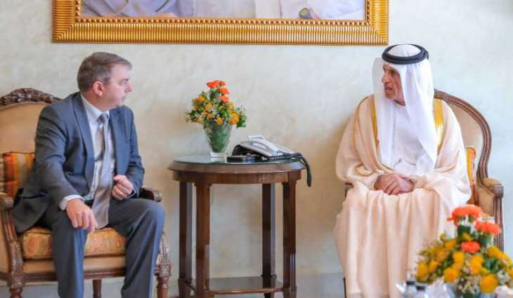 Ruler of Ras Al Khaimah receives British Trade Envoy, Ambassador