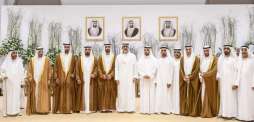 Crown Prince of Abu Dhabi attends group wedding reception