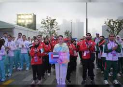 غداً.. المنصوري وغاية يحملان علم الإمارات في افتتاح دورة الألعاب الآسيوية