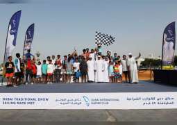"زلزال 77" و"فلاح 25" يتوجان بلقب سباق الجولة الأولى لبطولة دبي للقوارب الشراعية المحلية 22 قدما