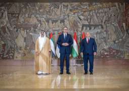 Khaled bin Mohamed bin Zayed discusses trilateral relations with President of Serbia and Prime Minister of Hungary