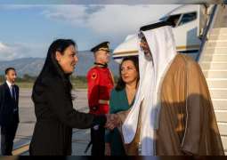 نيابة عن رئيس الدولة.. خالد بن محمد بن زايد يصل إلى تيرانا في زيارة عمل لألبانيا