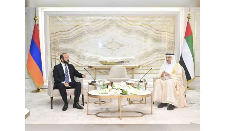 Saqr Ghobash receives Armenian Foreign Minister