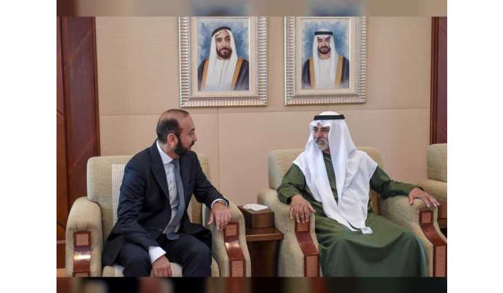 Nahyan bin Mubarak meets Armenia FM; reiterates UAE's commitment to strengthening ties with all nations