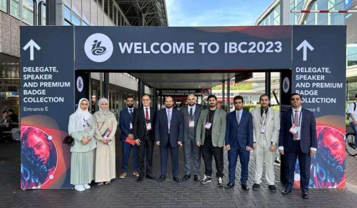 Sharjah Broadcasting Authority delegation reviews latest media technologies at IBC