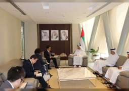Thani Al Zeyoudi meets Japanese counterpart to discuss strengthening bilateral economic cooperation