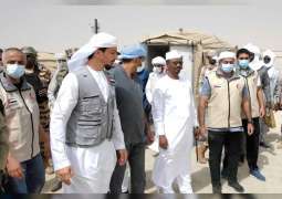 الرئيس التشادي يزور المستشفي الميداني الإماراتي في أمدجراس 