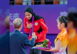 UAE’s Asma Alhosani made history on Friday as the country’s first woman to secure a gold medal at the Asian Games