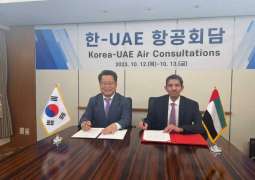الإمارات وكوريا توقعان مذكرة تفاهم لتعزيز علاقات النقل الجوي الثنائية