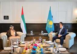Mansour bin Zayed  meets Kazakh PM