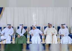 حاكم عجمان وولي عهده يتقبلان التعازي في وفاة الشيخ أحمد بن علي النعيمي
