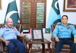 COMMANDER OF THE AIR FORCE & AIR DEFENCE OF UAE VISITS AIR HEADQUARTERS 