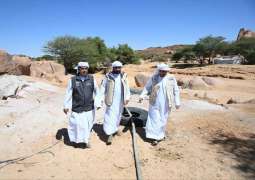 Emirati humanitarian team in Chad inaugurates second underground well in Amdjarass