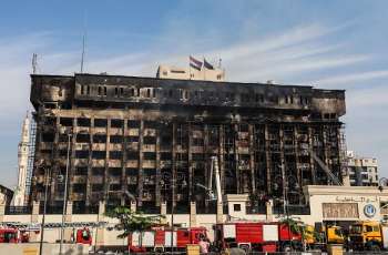 Blaze rips through regional police HQ in Egypt, 45 injured