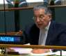 سفیر باکستان لدی الأمم المتحدة یصف احتلال الھند لکشمیر المحتلة بأنہ أسوأ أشکال الاستعمار