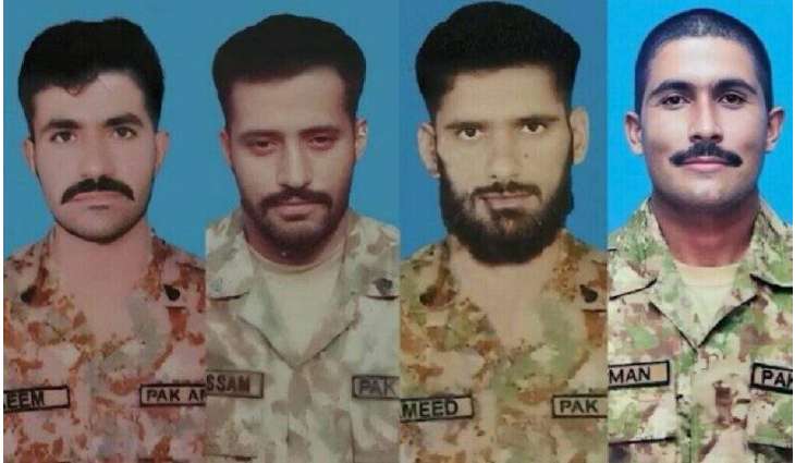 Six terrorists killed, four soldiers martyred in Waziristan encounters