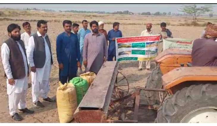 Wheat sowing inaugurated in Muzaffargarh
