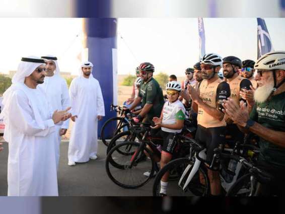 Hamdan bin Zayed inaugurates Madinat Zayed Cycling Track in Al Dhafra Region
