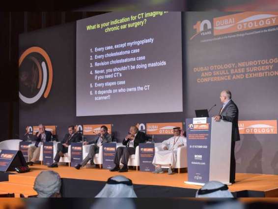 انطلاق مؤتمر ومعرض دبي لأمراض وجراحة الأذن31 أكتوبر