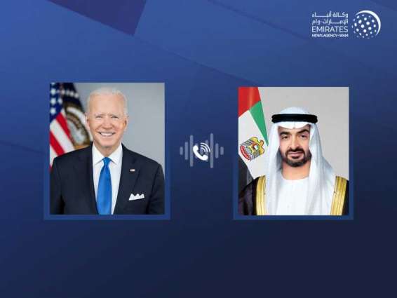 UAE and US Presidents discuss regional developments in phone call