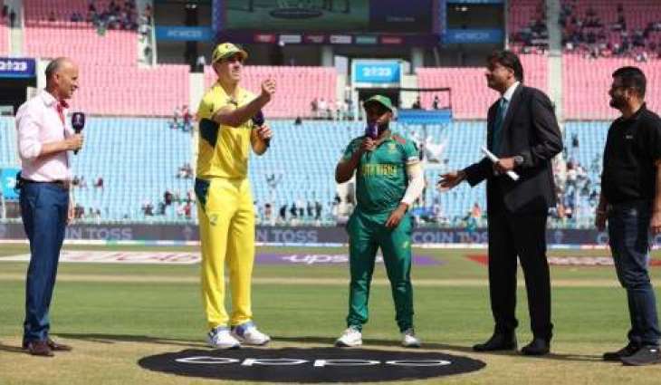 Australia elect to field first in ICC World Cup 2023 clash with South Africa