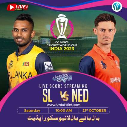 Cricket World Cup 2023 Match 19 Netherlands Vs. Sri Lanka, Live Score, History, Who Will Win