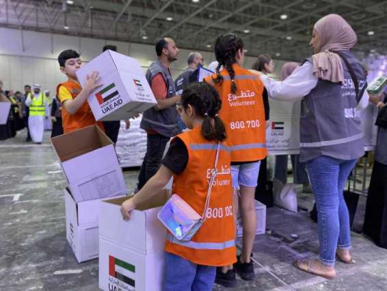 تعبئة 7 آلاف حزمة من المساعدات الإنسانية ضمن حملة "تراحم من أجل غزة"  في إكسبو الشارقة