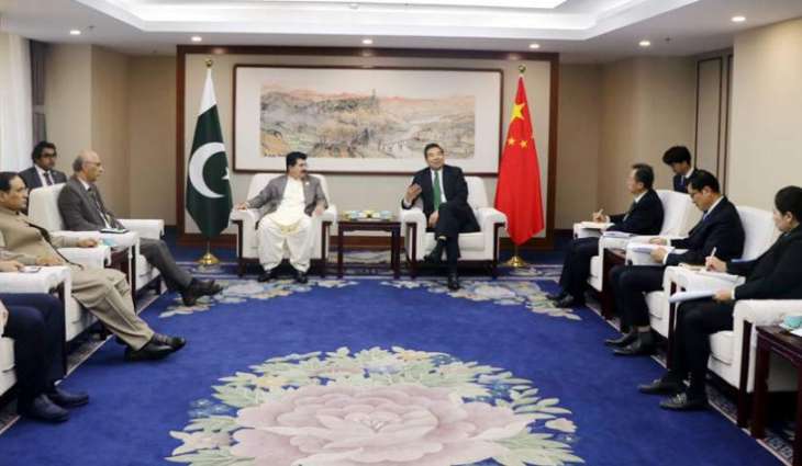 Sadiq Sanjrani, Luo Zhaohui discuss bilateral tie

 