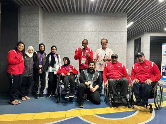 ذهبية مريم الزيودي ترفع حصيلة الإمارات إلى 11 ميدالية في ختام "البارالمبية الآسيوية"