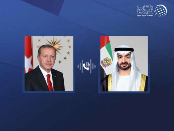 UAE President congratulates Turkish President on centennial of Republic of Türkiye