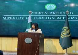 المتحدثة الرسمية باسم وزارة الخارجية تؤکد بأن باکستان تقدم طلبًا رسميًا للحصول على العضوية بمجوعة البريكس