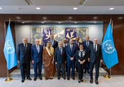 The Ministerial Committee Assigned by the Joint Arab Islamic Extraordinary Summit Met with the UN Secretary-General