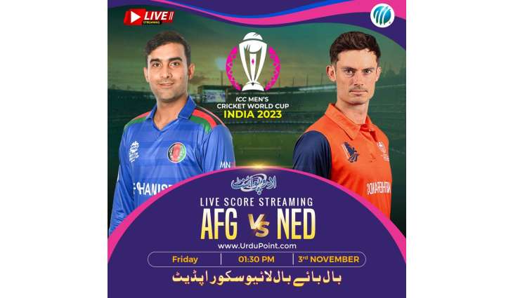 Cricket World Cup 2023 Match 34 Netherlands Vs. Afghanistan, Live Score, History, Who Will Win