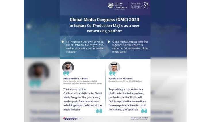 Global Media Congress 2023 to feature Co-Production Majlis as a new networking platform
