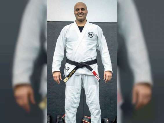 World Jiu-Jitsu champions celebrate UAE's Tarik bin Faisal earning his third black belt stripe