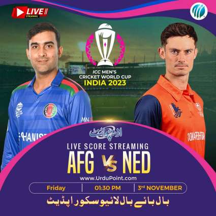 Cricket World Cup 2023 Match 34 Netherlands Vs. Afghanistan, Live Score, History, Who Will Win