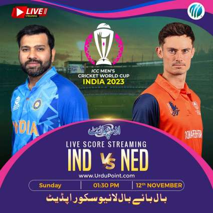 Cricket World Cup 2023 Match 45 India Vs. The Netherlands, Live Score, History, Who Will Win