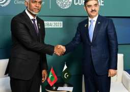 Caretaker Prime Minister meets President of Maldives on the sidelines of COP28 in Dubai