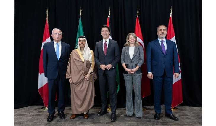 The Arab-Islamic Ministerial Committee Discuss the Need for a Ceasefire in Gaza with the Canadian Prime Minister
