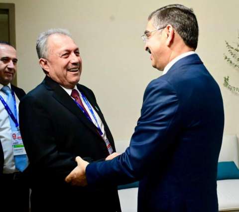Caretaker Prime Minister meets the Prime Minister of Syria