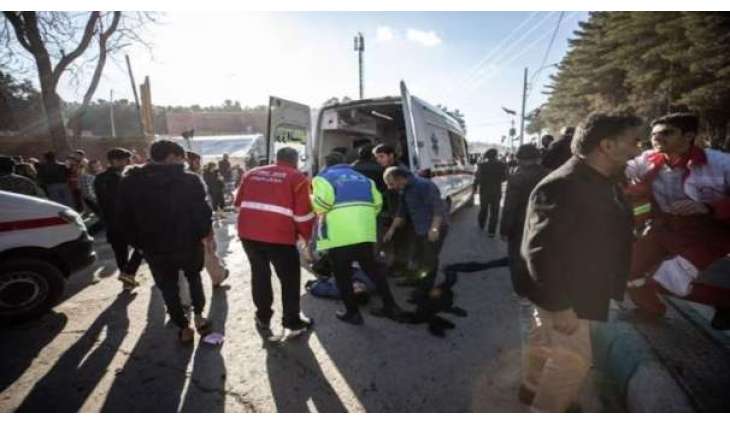 At least 103 people killed in twin blasts near Soleimani’s mausoleum in Iran