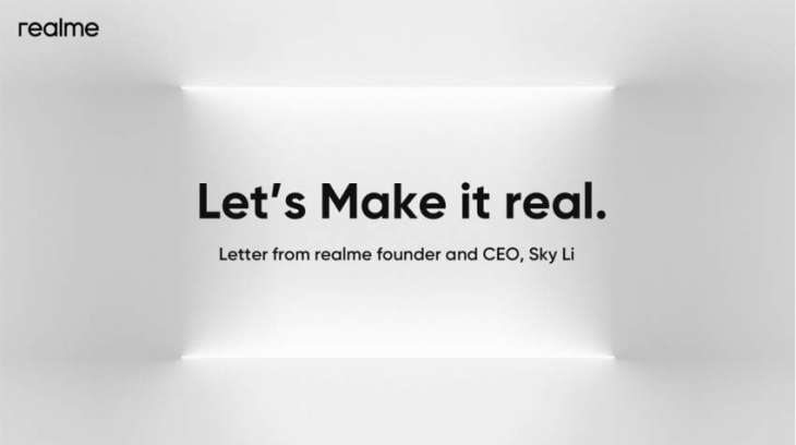 An Open Letter from realme’s Founder and CEO, Sky Li: Let’s Make it real