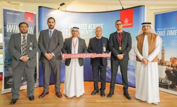 Emirates celebrates 25 years of success serving Islamabad and Lahore